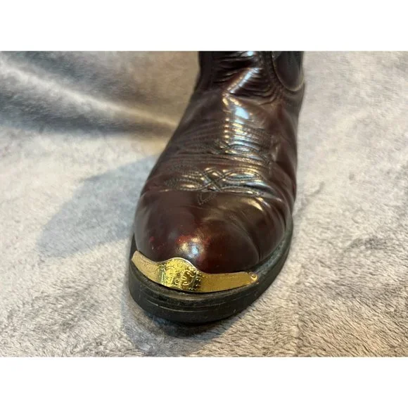 Laredo Leather Metal Tip Western Boots 12628, Mens Size 11 Extra Wide - Picture 9 of 13